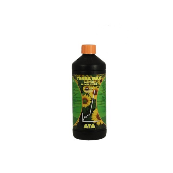 Atami ATA TERRA MAX 1L - Concime Di Fioritura Completo Per Piante, Nutriente Idrosolubile, Aumenta Volume E Densità Dei Fiori
